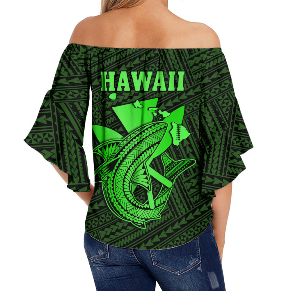 custom-personalised-hawaii-off-shoulder-waist-wrap-top-kakau-kanaka-maoli-combine-polynesian-shark-ver02