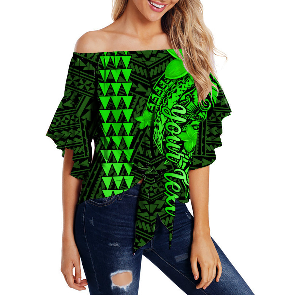 custom-personalised-hawaii-off-shoulder-waist-wrap-top-kakau-kanaka-maoli-combine-polynesian-shark-ver02