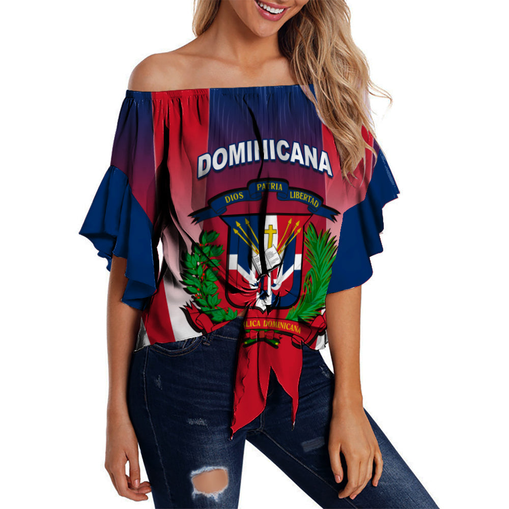 custom-personalised-dominican-republic-off-shoulder-waist-wrap-top-dominicana-style-sporty