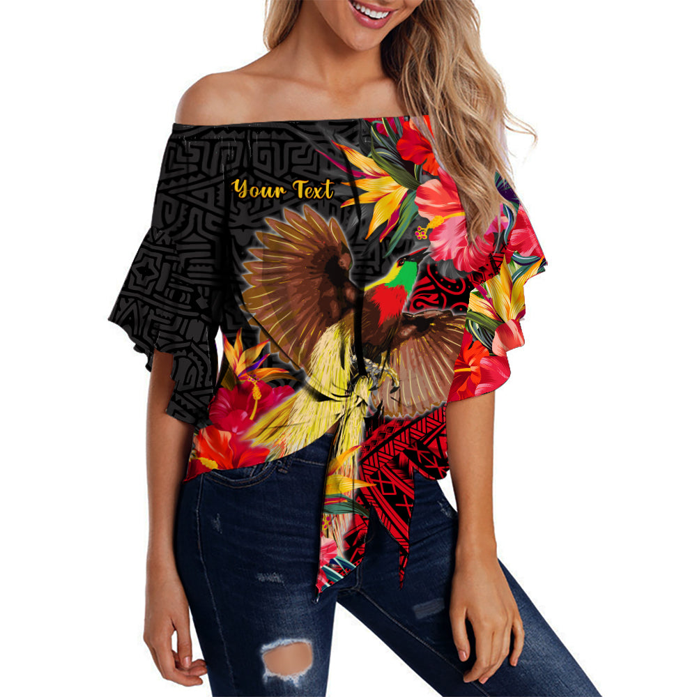 custom-personalised-papua-new-guinea-off-shoulder-waist-wrap-top-bird-of-paradise