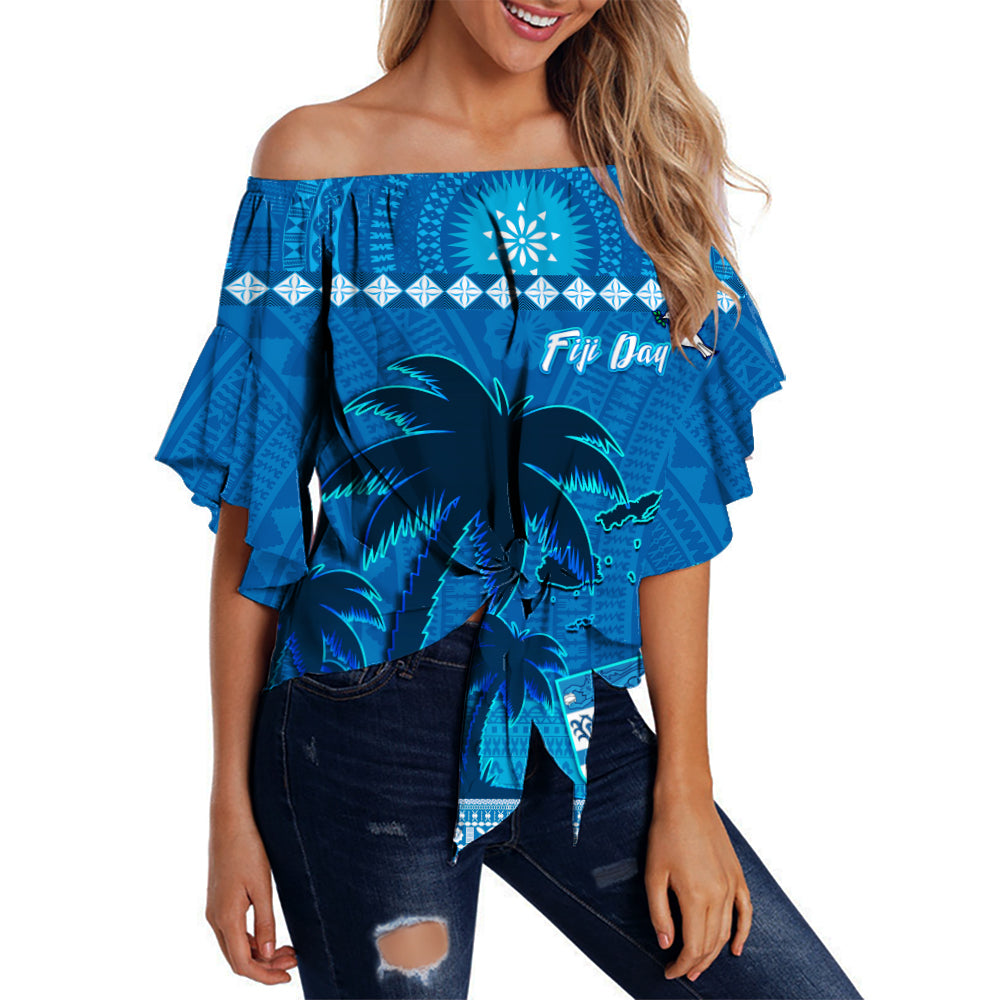 custom-personalised-bula-fiji-day-off-shoulder-waist-wrap-top-fijian-tapa-with-palm-tree-52nd-anniversary