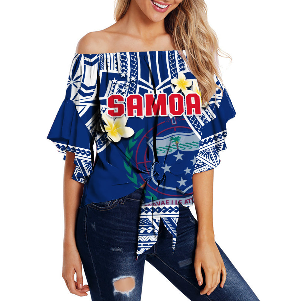 samoa-off-shoulder-waist-wrap-top-samoan-plumeria-flowers-mix-polynesian-pattern