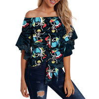 hawaii-skeleton-surf-off-shoulder-waist-wrap-top-halloween-hawaiian-tribal