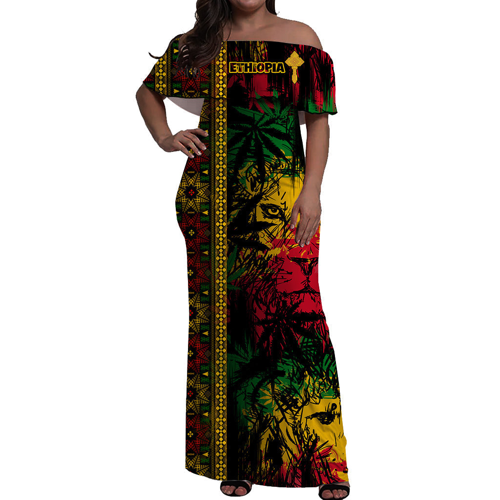 ethiopia-lion-reggae-off-shoulder-long-dress-ethiopian-cross