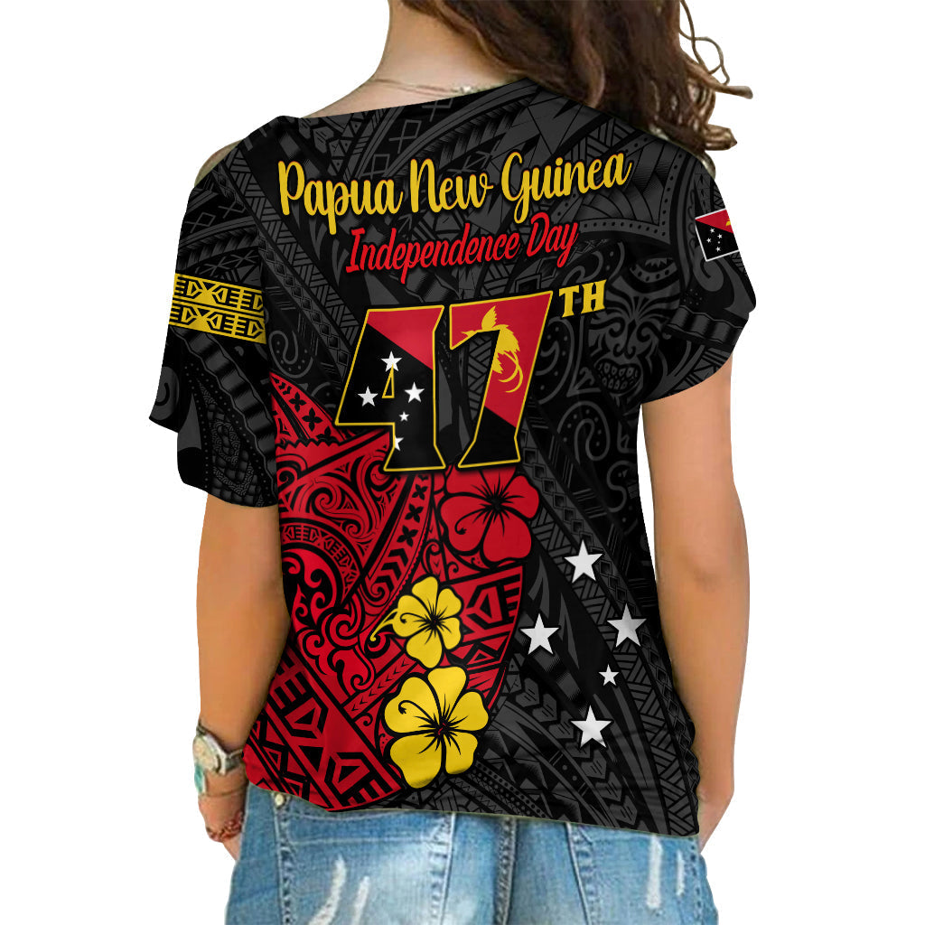 custom-personalised-papua-new-guinea-anniversary-cross-shoulder-shirt-47th-independence-day-since-1975-lt13