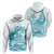Custom Guam Hoodie Ocean and Turtle Simple Style - Wonder Print Shop