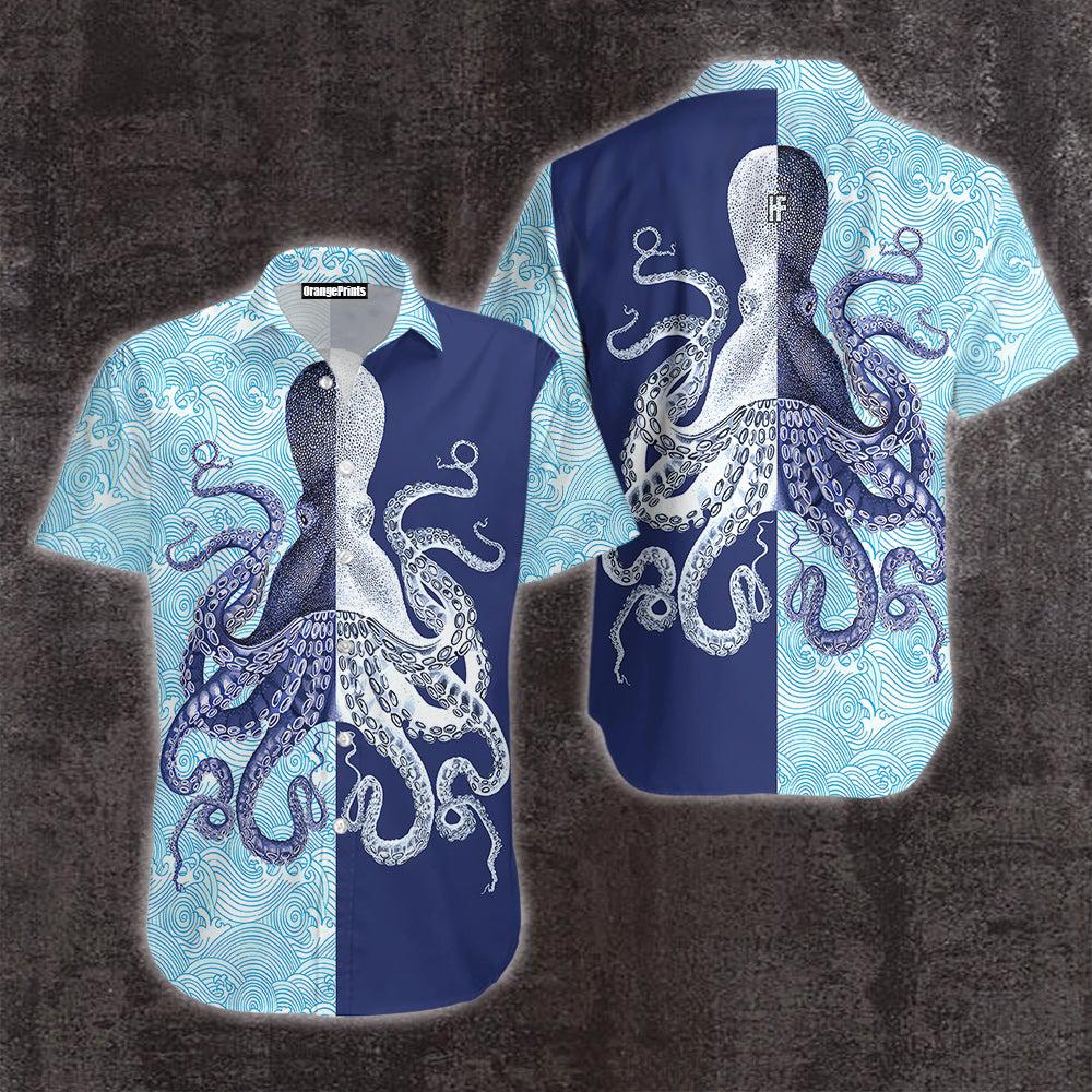 Octopus Hawaiian Shirt - Wonder Print Shop