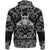 Viking Hoodie Odin Vintage Concept with Bandana Paisley Style RLT12 - Wonder Print Shop