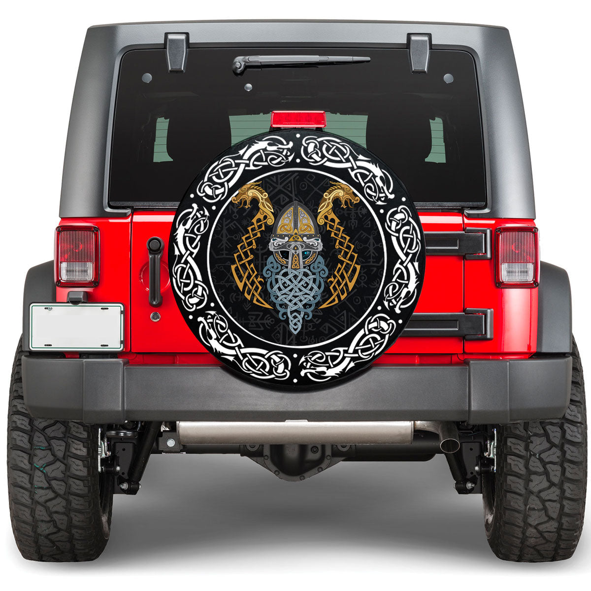 Viking Odin Wotan Viking Spare Tire Cover RLT12 - Wonder Print Shop