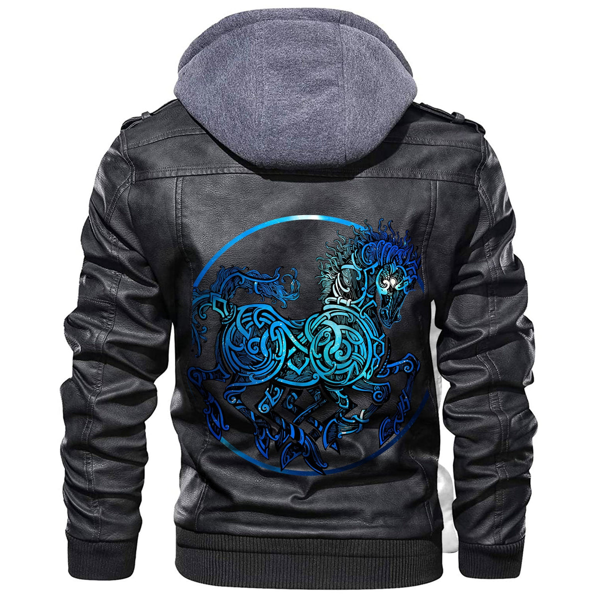Viking Odin Sleipnir Leather Jacket RLT12 - Wonder Print Shop