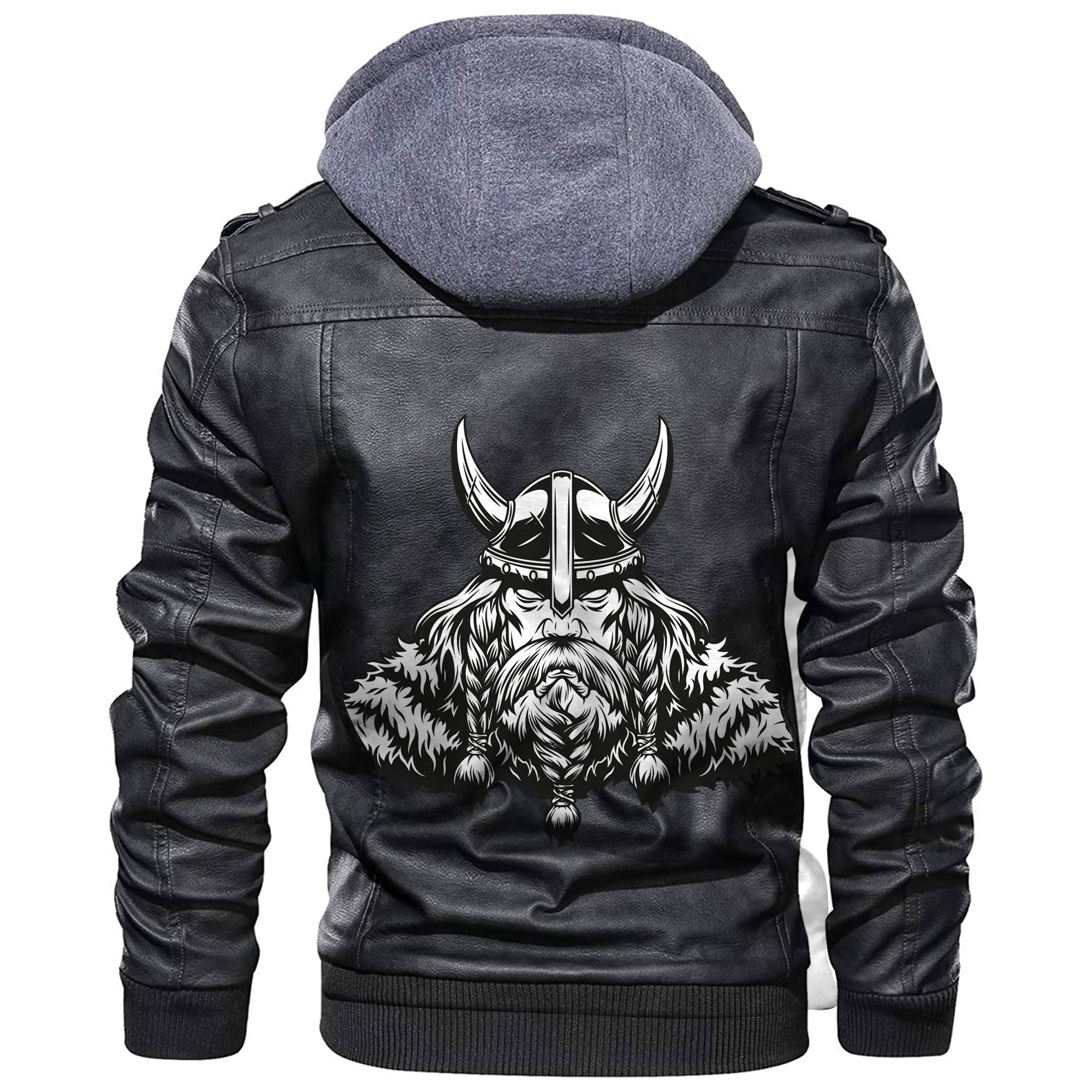 Viking Odin Vintage Concept Leather Jacket RLT12 - Wonder Print Shop