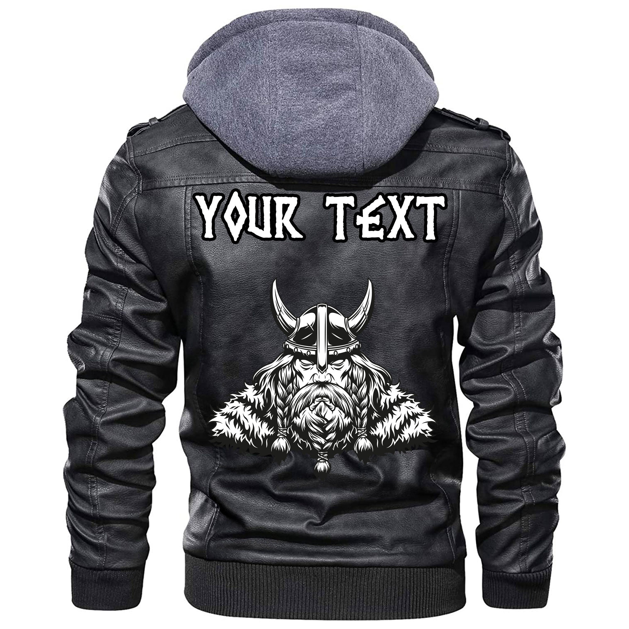 (Custom) Wonder Print Shop - Odin Vintage Concept Leather Jacket RLT12 - Wonder Print Shop