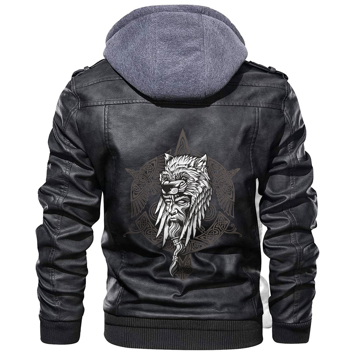 Viking Odin Warrior Leather Jacket RLT12 - Wonder Print Shop