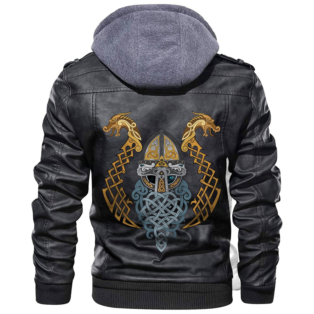 Viking Odin Wotan Leather Jacket RLT12 - Wonder Print Shop