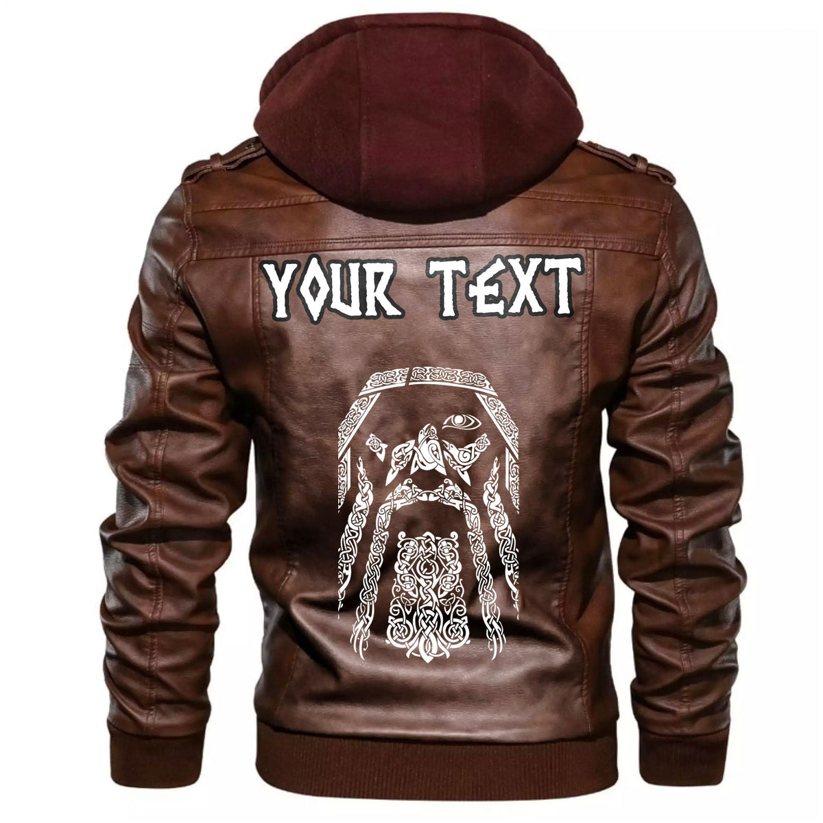 (Custom) Wonder Print Shop - Odin (Wutan) Leather Jacket RLT12 - Wonder Print Shop