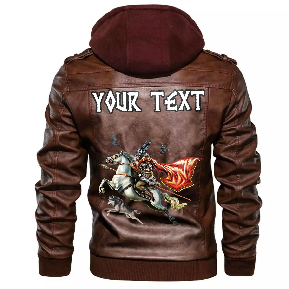 (Custom) Wonder Print Shop - Odin Leather Jacket RLT12 - Wonder Print Shop