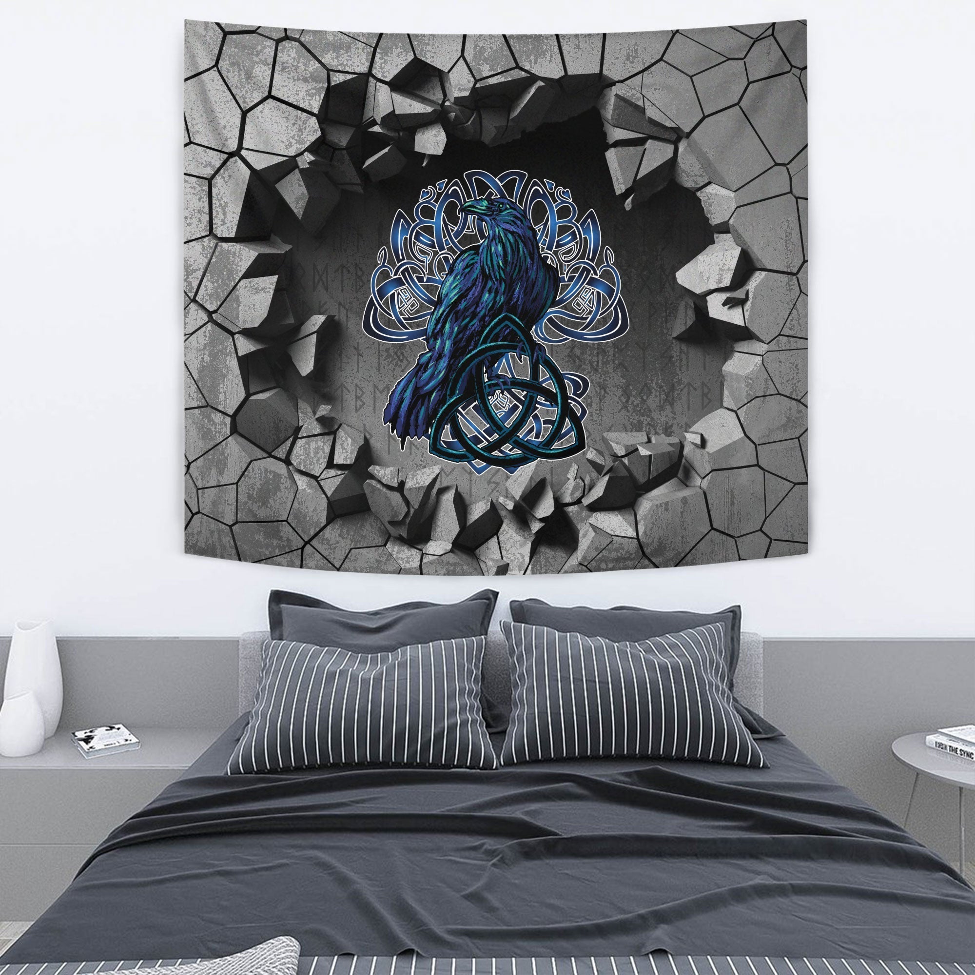 Viking Tapestry - Odin Warrior Tapestry RLT12 - Wonder Print Shop