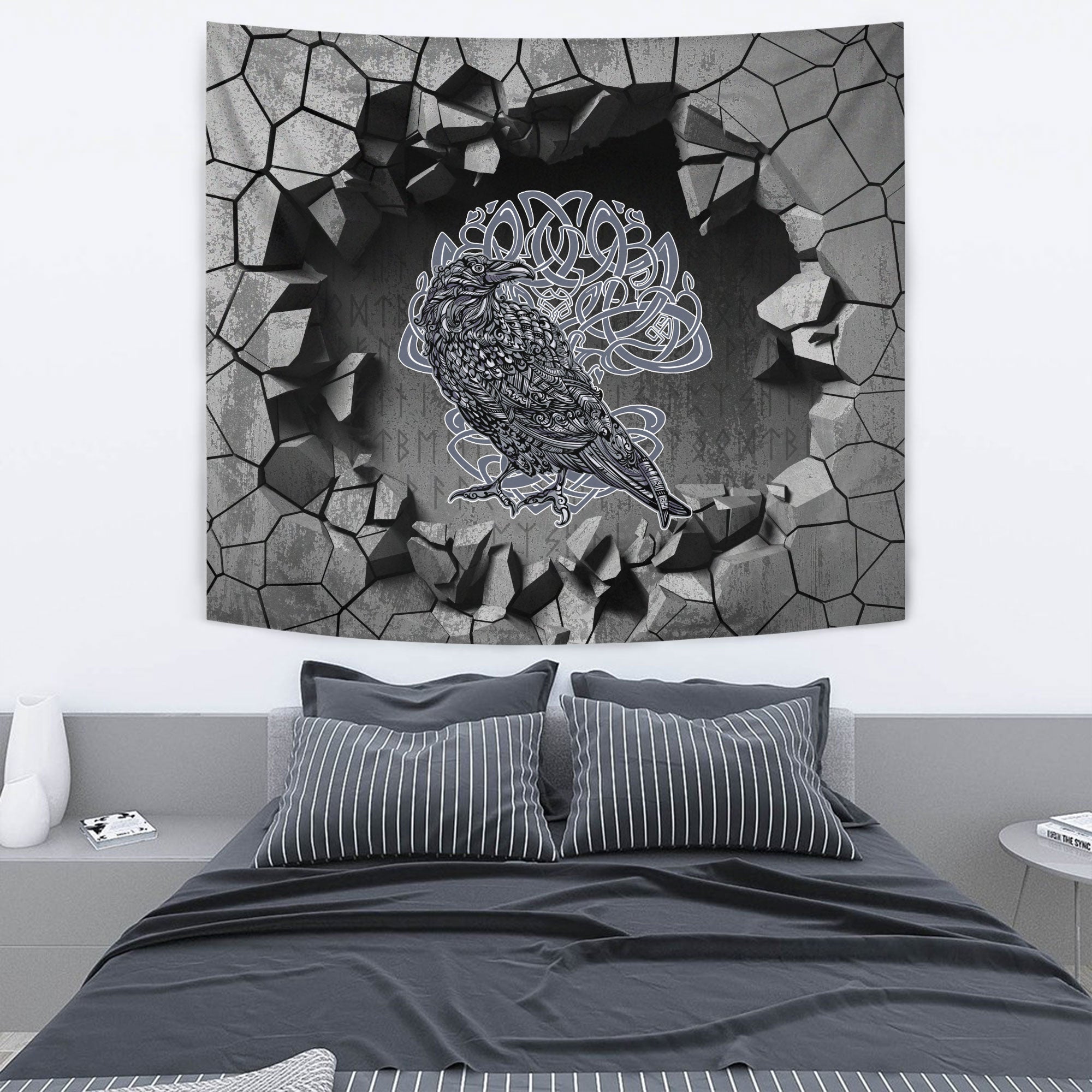 Viking Tapestry - Odin Wotan 2 Tapestry RLT12 - Wonder Print Shop
