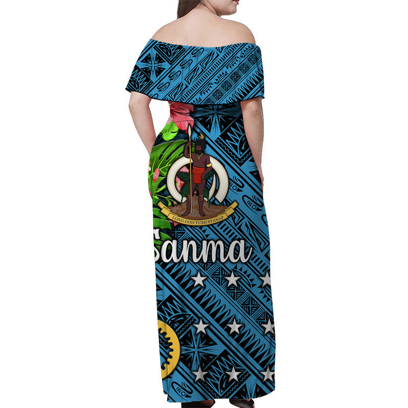 Vanuatu Sanma Matching Hawaiian Outfits For Couples Independence Be Proud LT8 - Wonder Print Shop