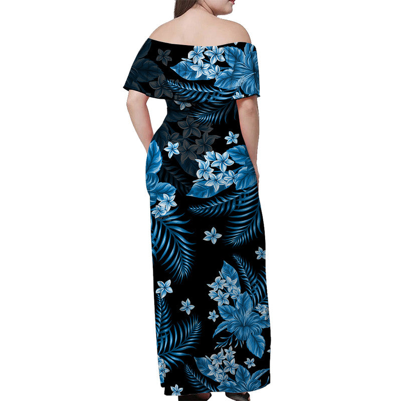 Hawaii Summer Colorful Matching Hawaiian Shirt And Dress Light Blue LT6 - Wonder Print Shop