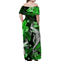hawaii-summer-colorful-off-shoulder-long-dress-shark-green