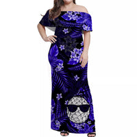 hawaii-summer-colorful-off-shoulder-long-dress-pineapple-dark-blue