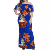 Polynesian Matching Hawaiian Shirt And Dress - Hawaii Summer Hula Girl No.7 LT6 - Wonder Print Shop