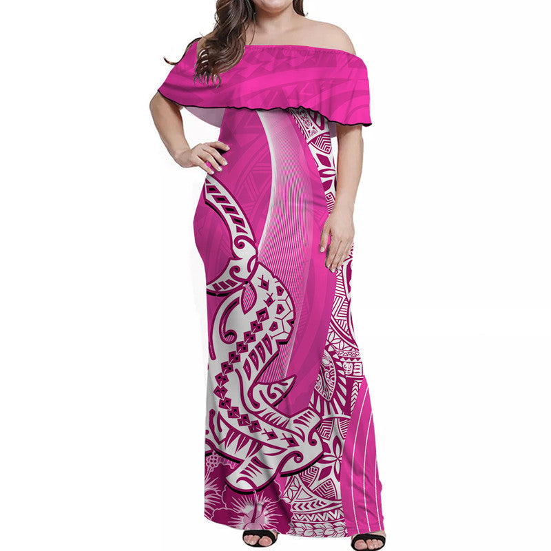 hawaiian-shark-polynesian-off-shoulder-long-dress-vibe-pink-style