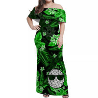 Hawaii Summer Colorful Pineapple Matching Hawaiian Shirt And Dress Green LT6 - Wonder Print Shop