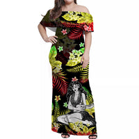 hawaii-summer-colorful-off-shoulder-long-dress-hula-girl-reggage