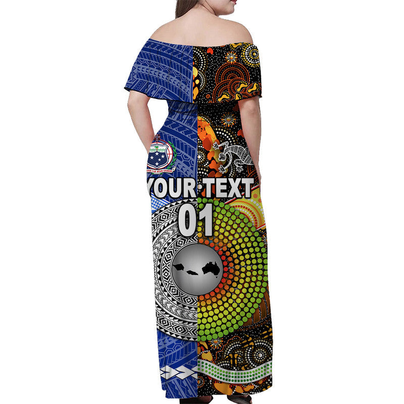 custom-personalised-samoa-and-australia-aboriginal-off-shoulder-long-dress-together