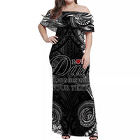 Personalised Polynesian Matching Hawaiian Shirt And Dress Fathers Day I Love You In Every Universe Black LT8 - Wonder Print Shop