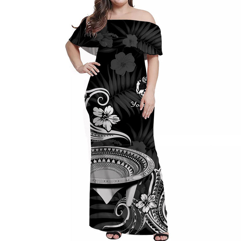 custom-personalised-tonga-kumete-kava-bowl-off-shoulder-long-dress-sila-vibes-black