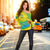 Personalised Brazil Off Shoulder Sweater World Cup 2022 - Champions - Wonder Print Shop