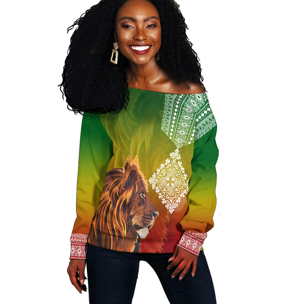 custom-personalised-ethiopia-lion-of-judah-off-shoulder-sweater-ethiopia-flag-gradient