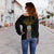 Kuwait Al Sadu Pattern Off Shoulder Sweater Modern Style - Wonder Print Shop