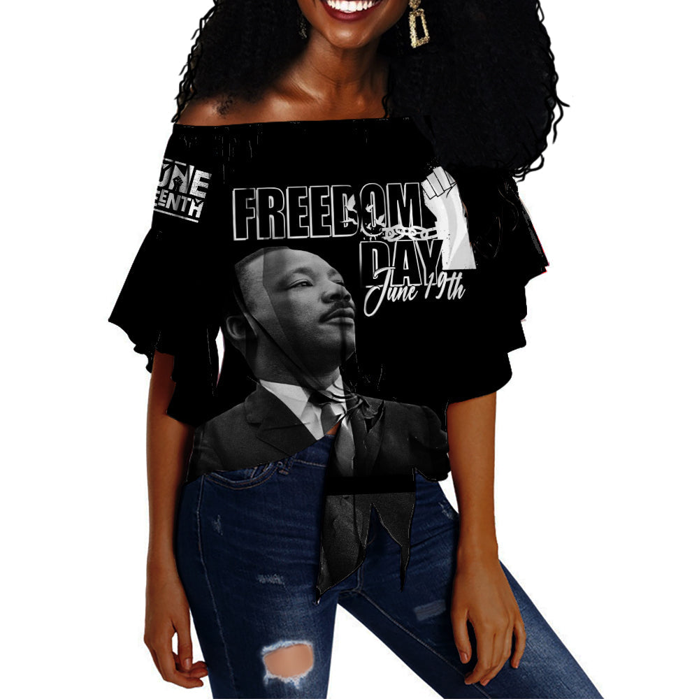 juneteenth-mlk-personalised-off-shoulder-waist-wrap-top-freedom-day