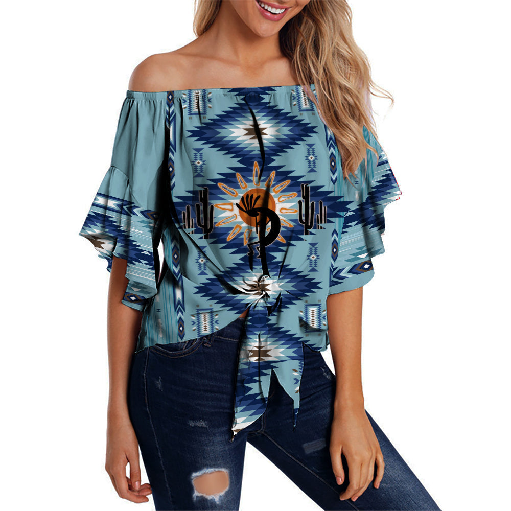 native-american-off-shoulder-waist-wrap-top-kokopelli-mix-navajo-pattern