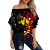papua-new-guinea-independence-off-shoulder-waist-wrap-top-png-kumuls-tribal-crocodile