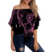 hawaii-off-shoulder-waist-wrap-top-breast-cancer-survivor-mix-hibiscus
