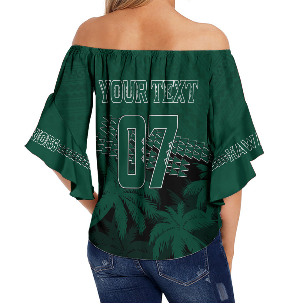 personalised-hawaii-rainbow-warriors-off-shoulder-waist-wrap-top-laau-pama