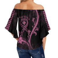 hawaii-off-shoulder-waist-wrap-top-breast-cancer-survivor-mix-hibiscus