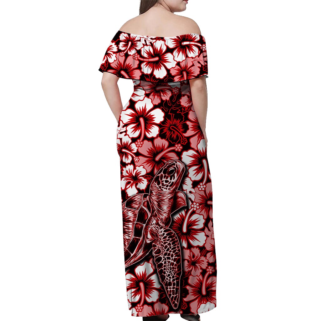 hawaii-turtle-off-shoulder-long-dress-with-hibiscus-red-style