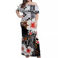 hawaii-turtle-off-shoulder-long-dress-black-style