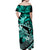 Polynesian Hawaiian With Turrtle Matching Hawaiian Shirt And Dress No.7 LT6 - Wonder Print Shop
