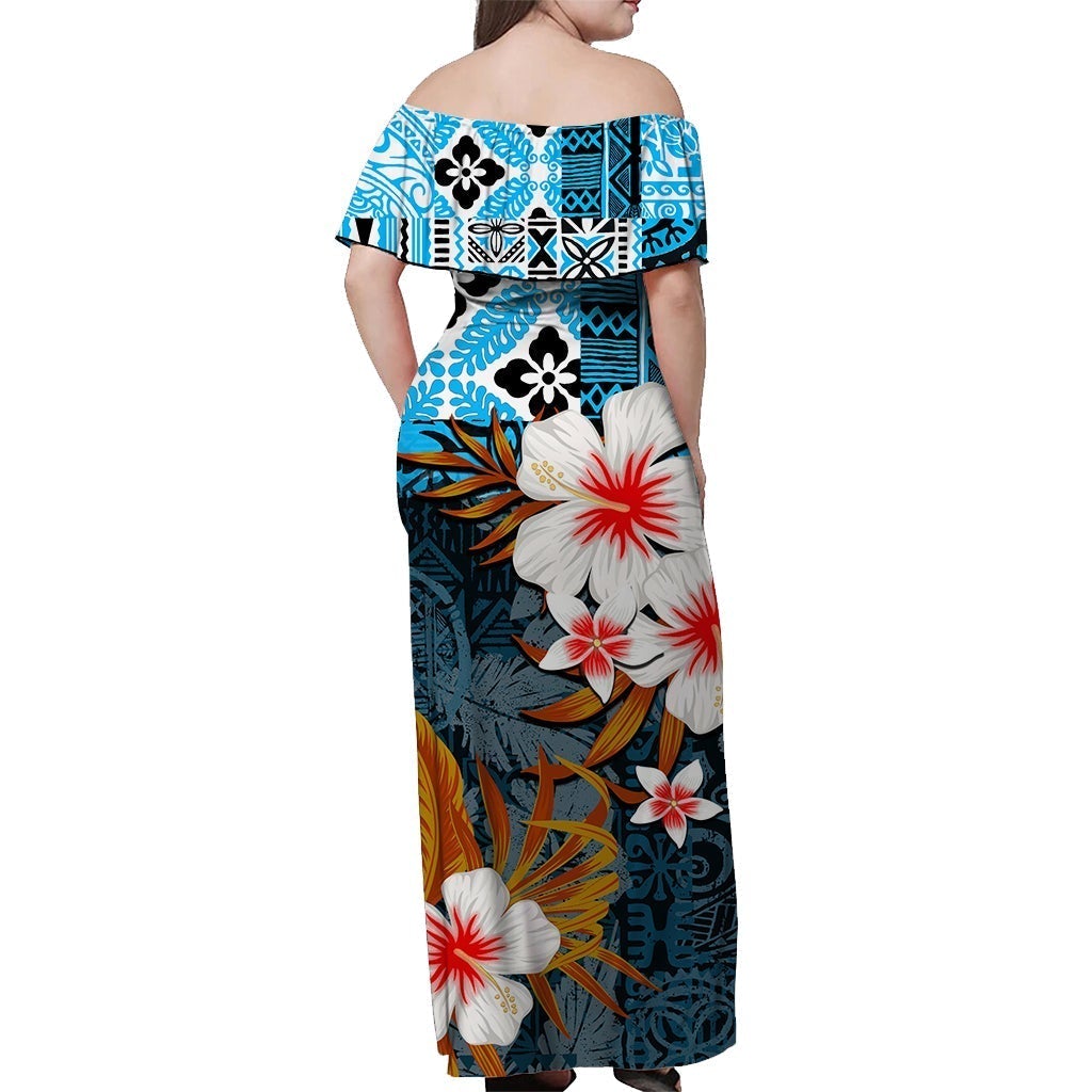hawaii-king-off-shoulder-long-dress-blue-style