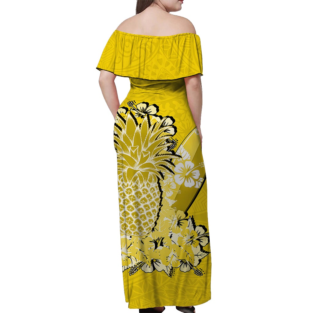 hawaii-pineapple-off-shoulder-long-dress-polynesian-yellow-style