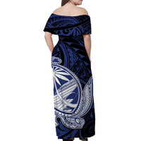 guam-off-shoulder-long-dress-turtle-mix-polynesian-dark-blue-style