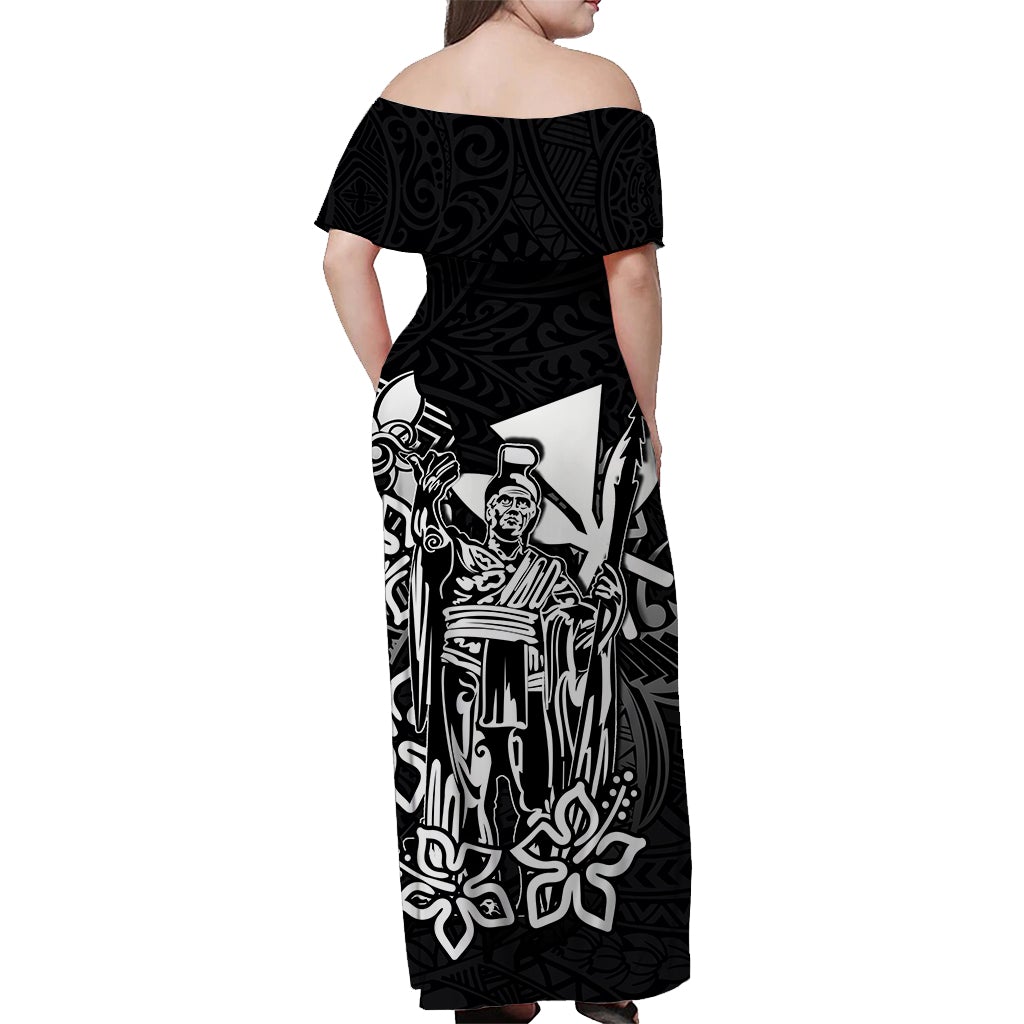hawaii-king-off-shoulder-long-dress-polynesian-black-style