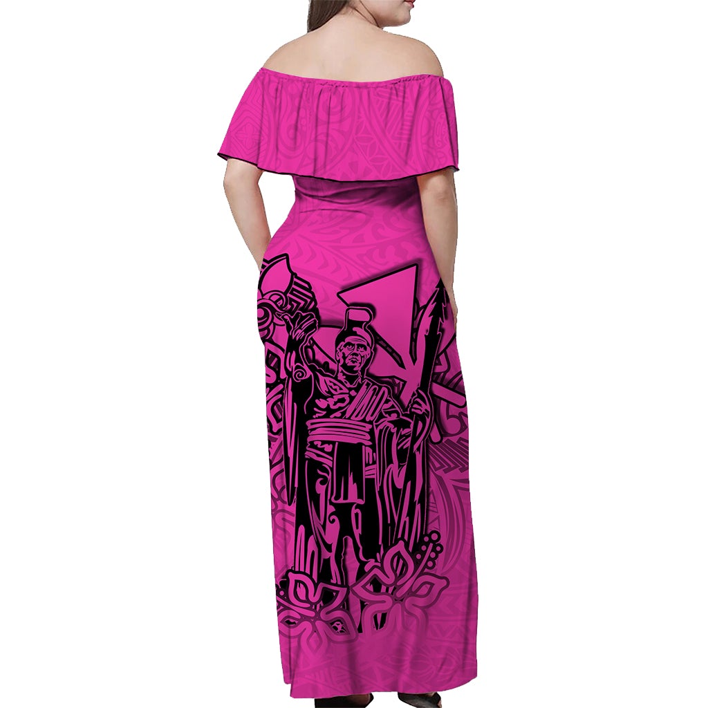 hawaii-king-off-shoulder-long-dress-polynesian-pink-style